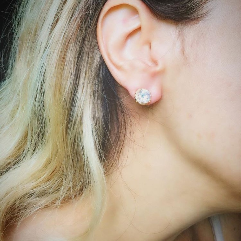 Initial outfitters stud earring